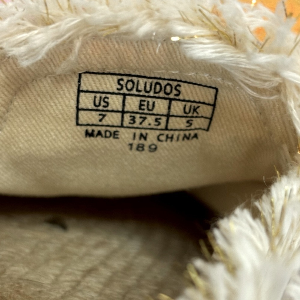 Soludos Lilac Pom Fringe Mule Espadrilles 7 - Picture 7 of 9